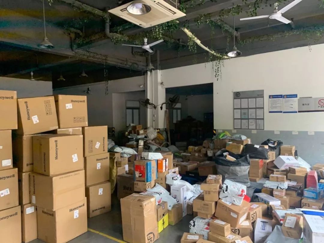 Yong Wang has been living in the company warehouse these days.